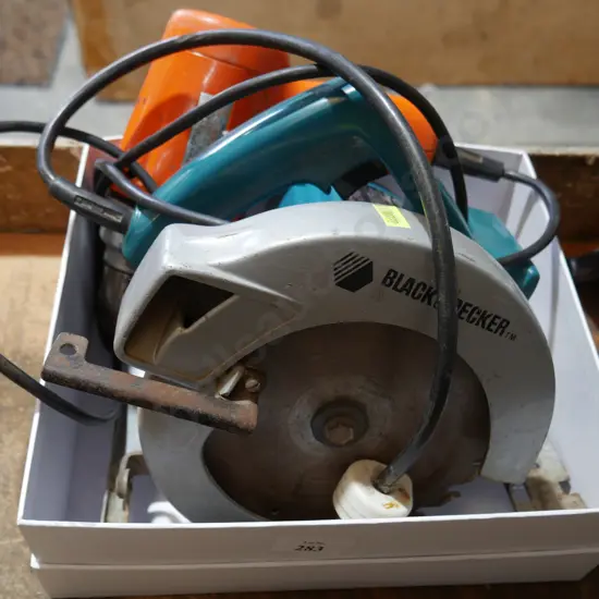 Black & Decker circular saw and drill