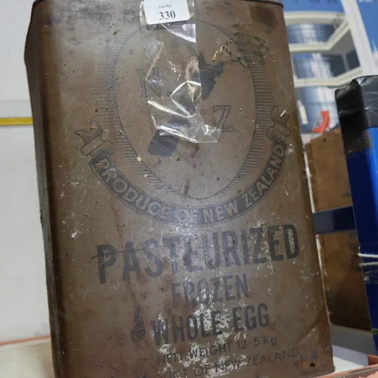 New Zealand Frozen whole egg tin