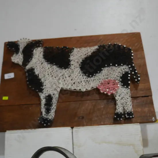 Cow string artwork