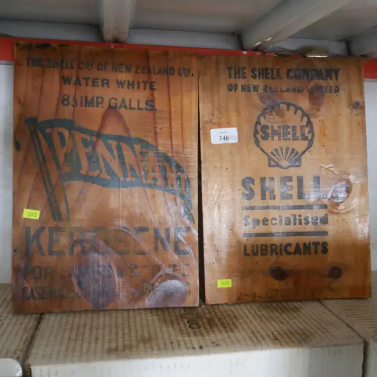 Pennant kerosene, Shell lubricant box ends