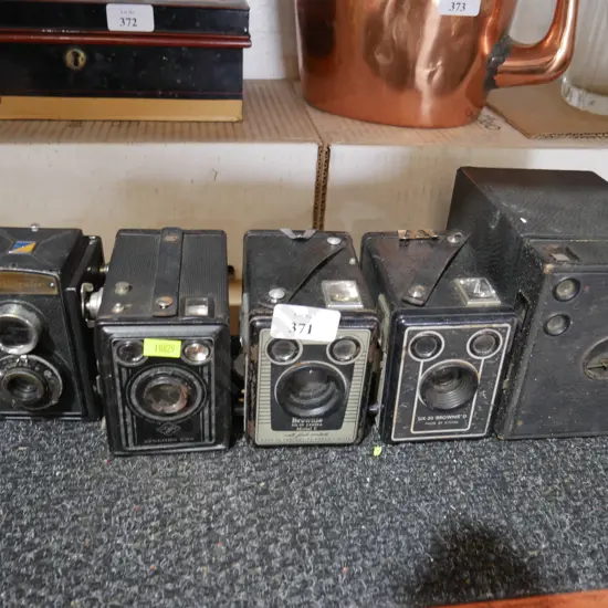 5 vintage cameras