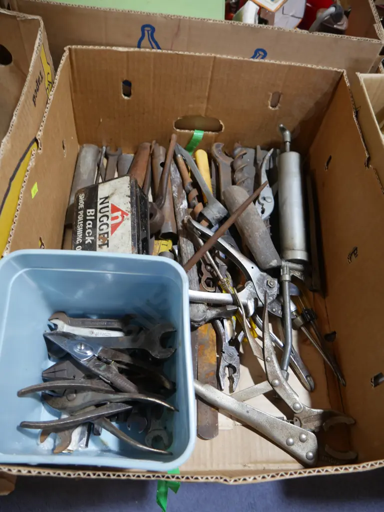 Vice grips, hammer drill bits etc Image 1++