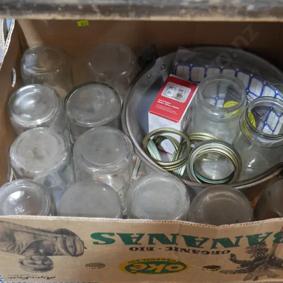 Preserving Pan and jars etc