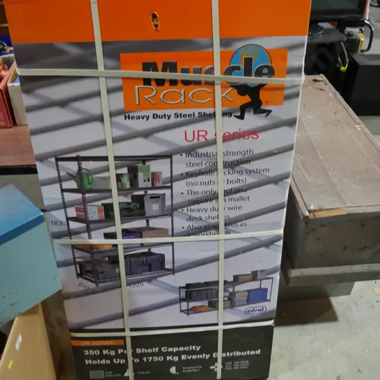 New heavy duty steel shelving