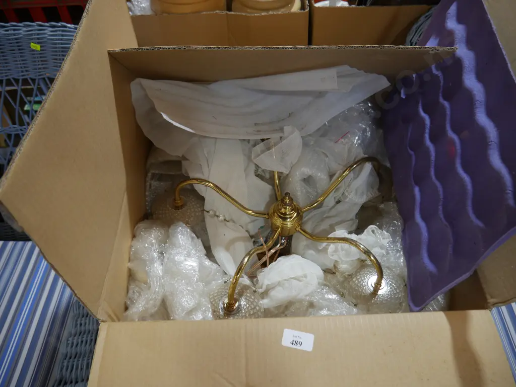 Brass light fitting Image 1++