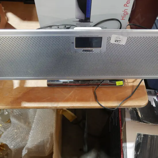 Teac slim stereo speaker system