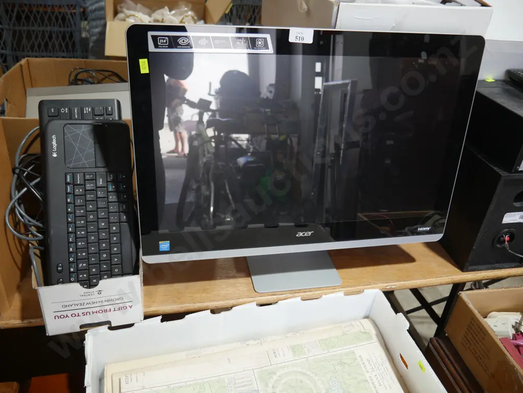 ACER computer monitor and two keyboards Image 1++