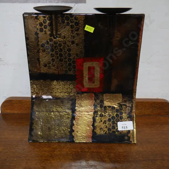 Art Glass candle holder