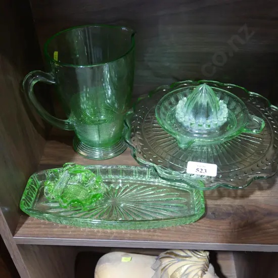 Green glassware