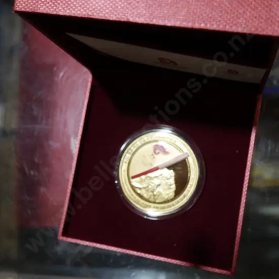 Beijing 2002 Olympic Games coin in case