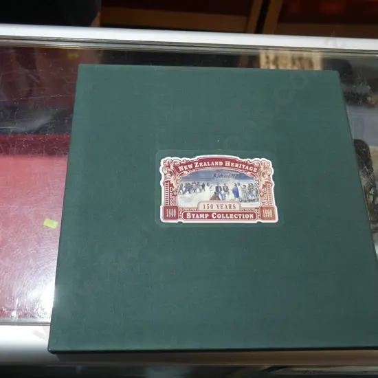 New Zealand heritage stamp collection book