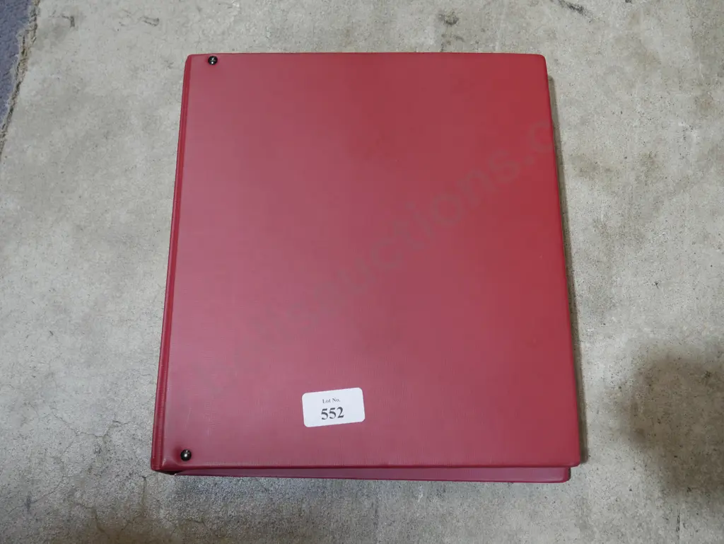 Red album of first day covers Image 1++