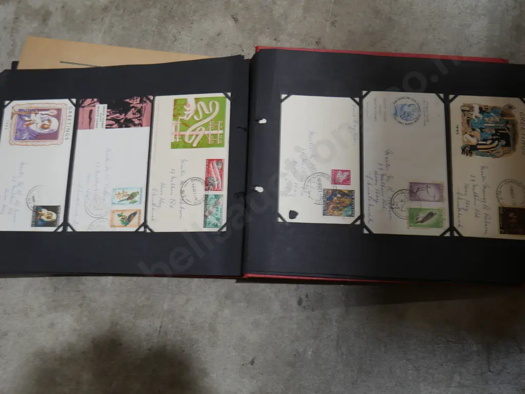 Red album of first day covers Image 1++