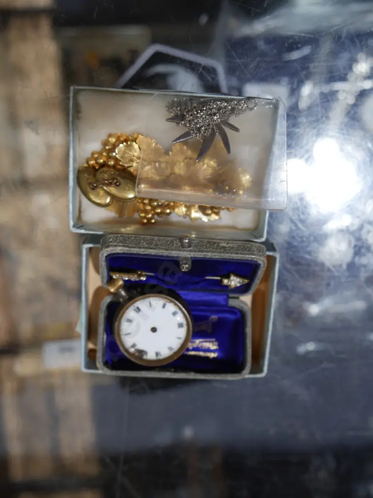 Costume jewellery and part pocket watch Image 1++