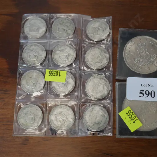 Pre decimal NZ Coins