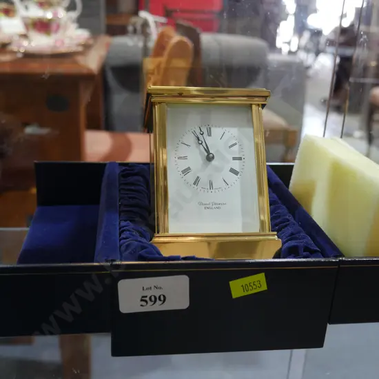 David Peterson England carriage clock