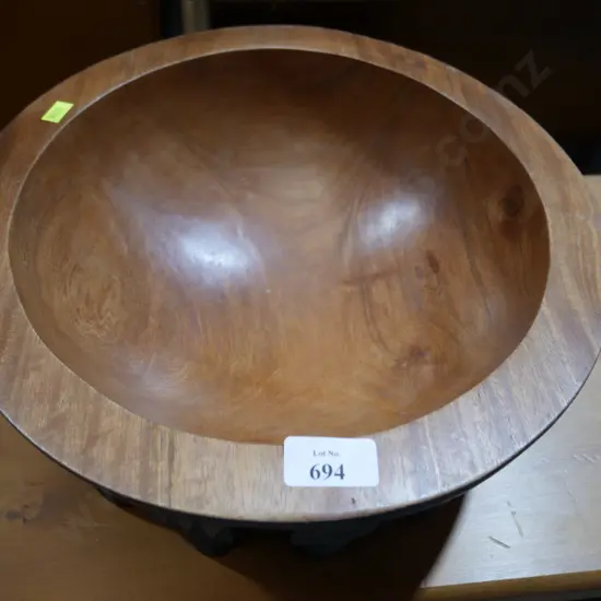 Wooden bowl