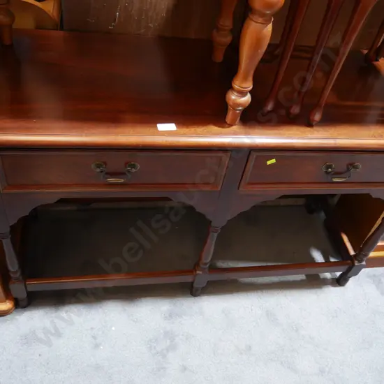 2 drawer hall table
