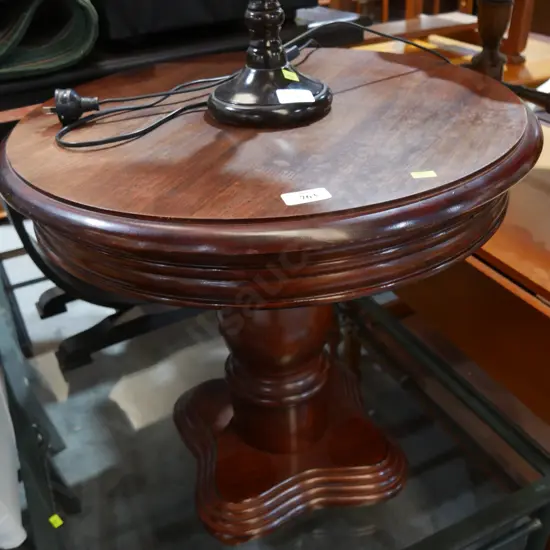 Pedestal side table
