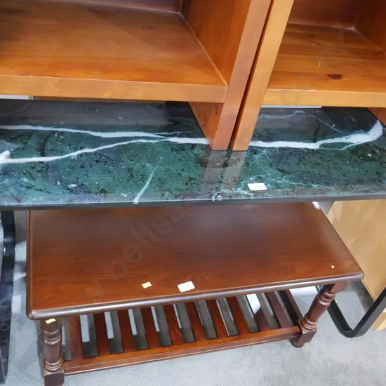 Glass top desk