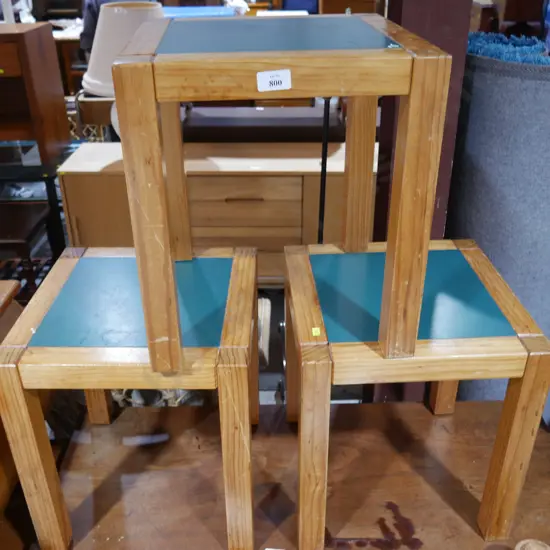 3 matching side tables