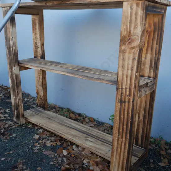Wooden shelf