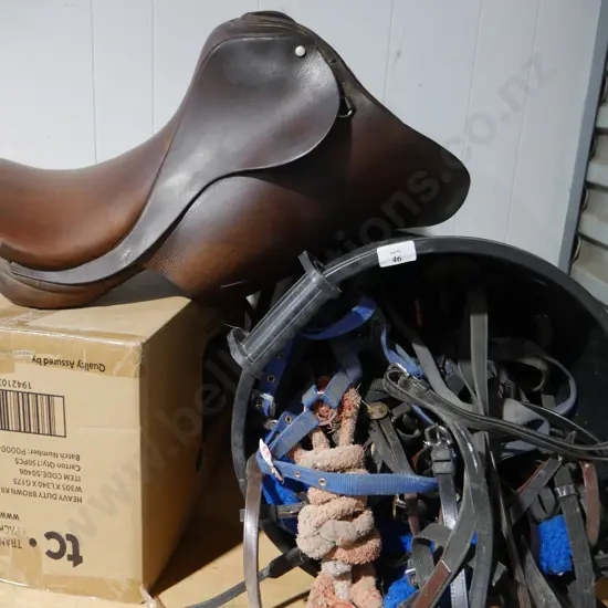 Horse saddle and accessories