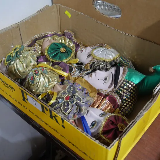 Hanging mask decorations