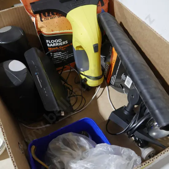 Speakers, flood barriers etc