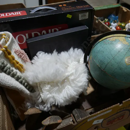 Globe, wood planes etc