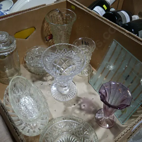 Crystal, glassware
