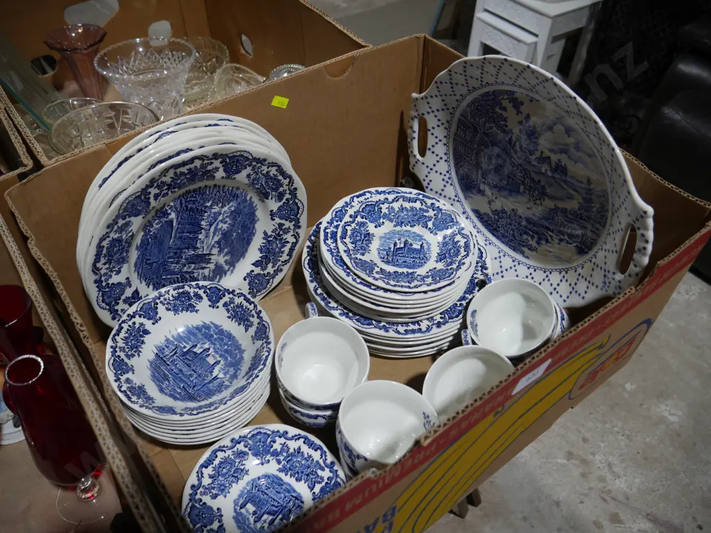 Wedgewood blue & white dinner set Image 1++