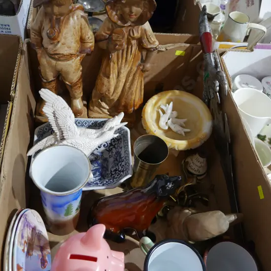 Animal figurines etc