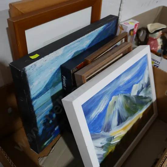 Box of artwork