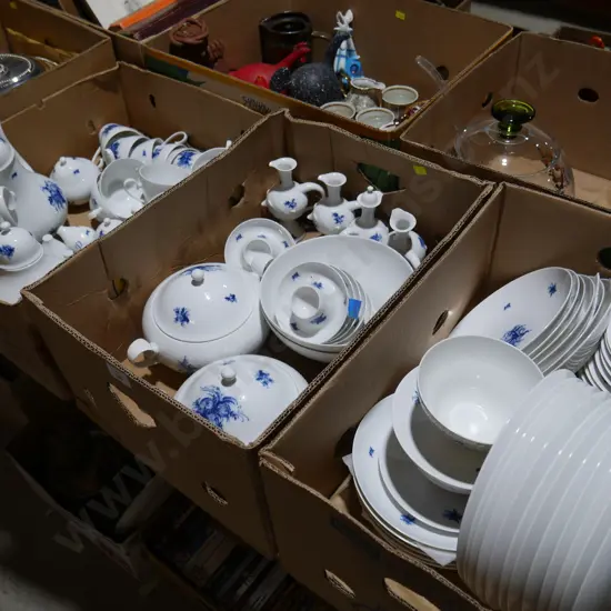 3 boxes of German dinnerware