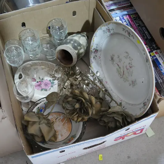 China, glassware etc