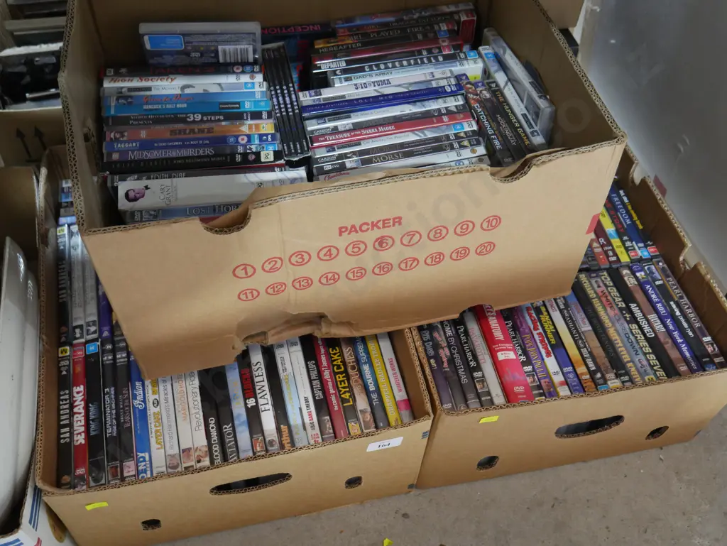 3 boxes DVDs Image 1++