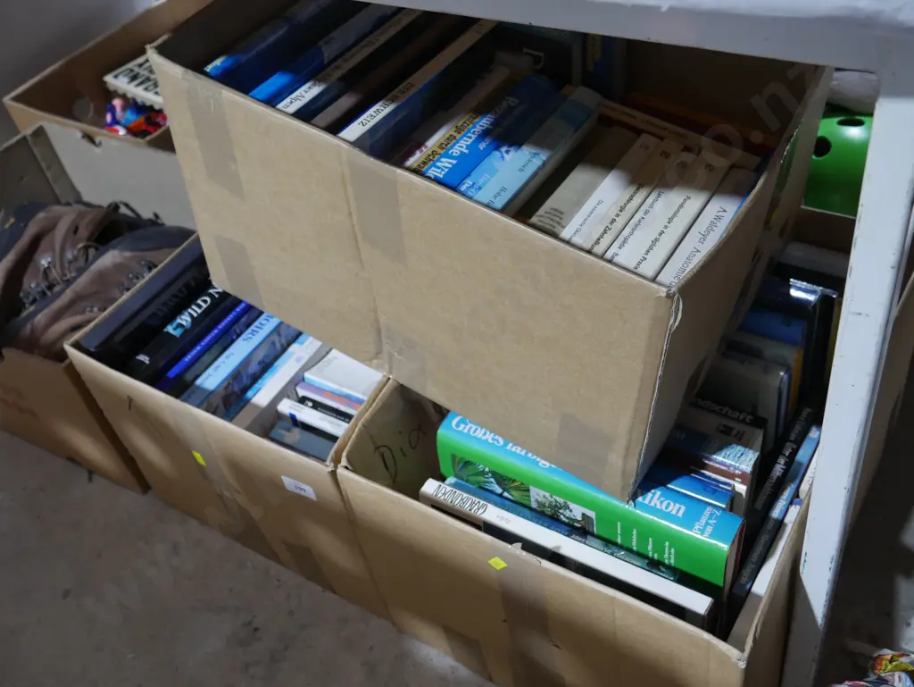 3 boxes of books Image 1++