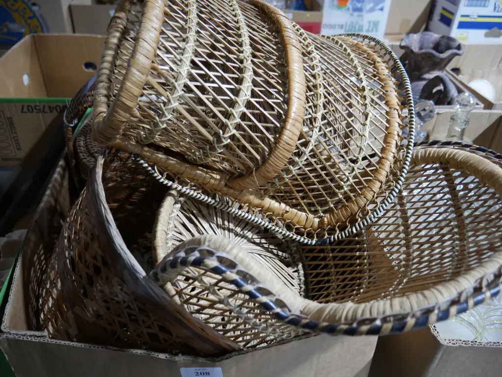 Cane baskets etc Image 1++