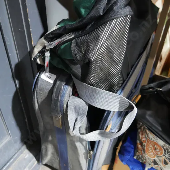 Suitcase, travel bags etc