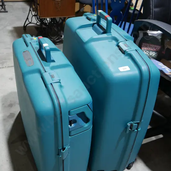 2 suitcases