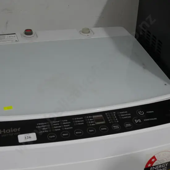 Haier washing machine