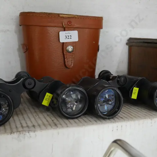 2 pairs binoculars
