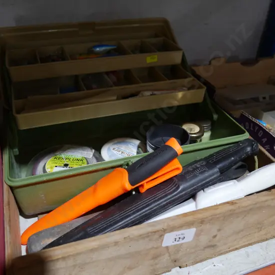 Fishing lures knifes , ect