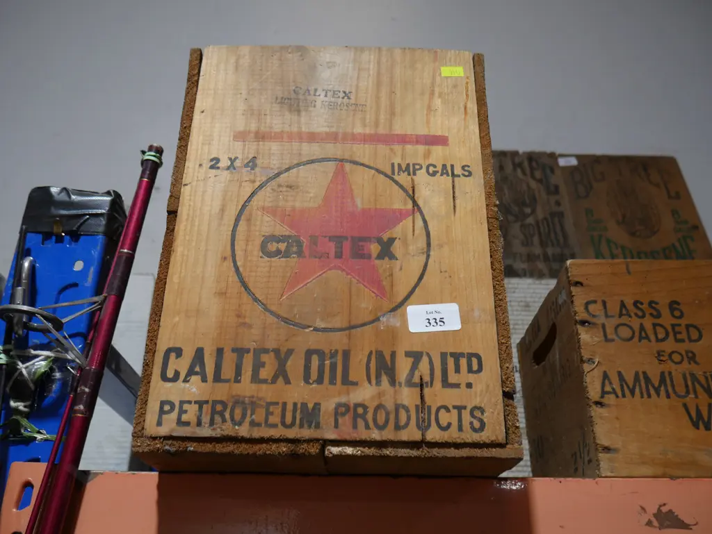 Caltex wooden box Image 1++