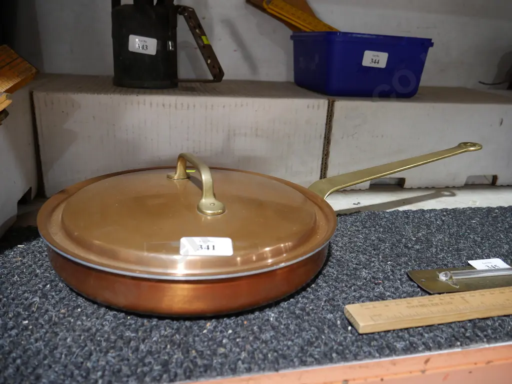 Copper fry pan Image 1++