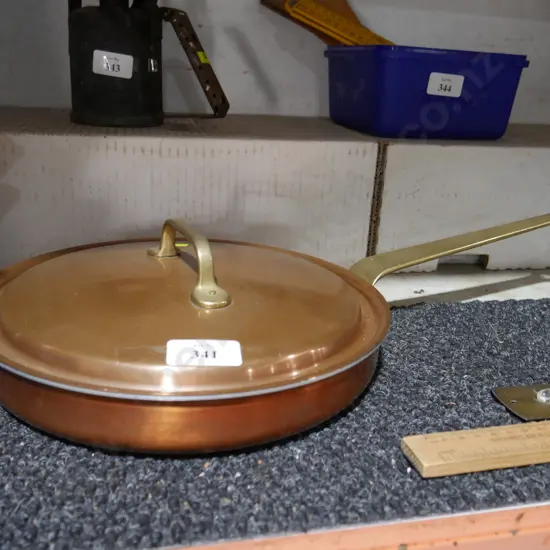 Copper fry pan