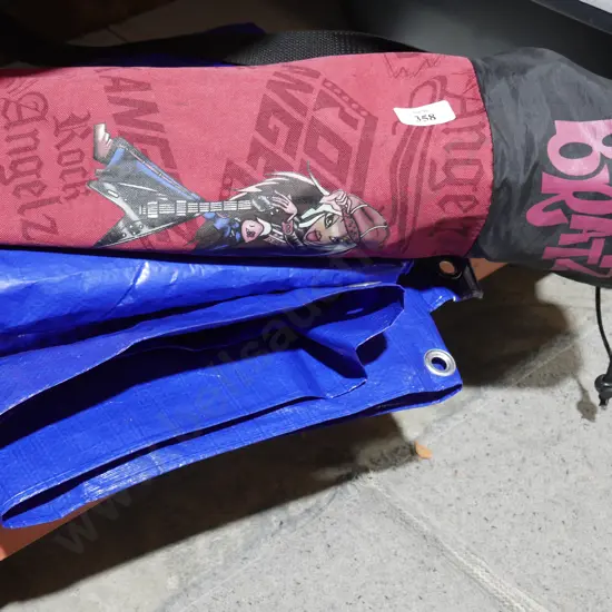 Camping chair , tarp