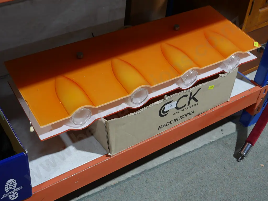 Orange light fitting Image 1++