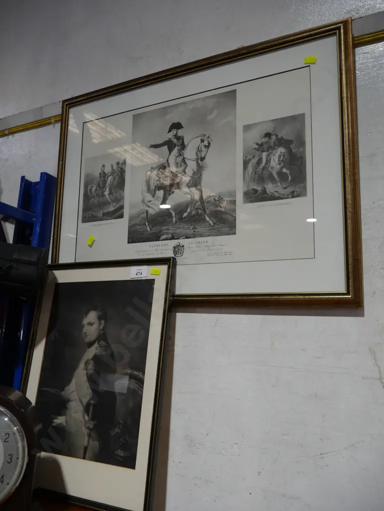 2 framed Napoleon pictures Image 1++
